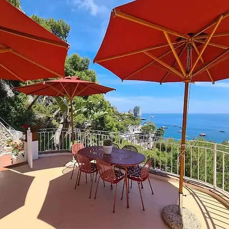 Villa Tenuta Saracena Capri, Private Front Estate With Panoramic Pool Capri