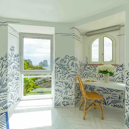Tenuta Saracena Capri, Private Front Estate With Panoramic Pool * Capri
