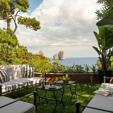 Tenuta Saracena Capri, Private Front Estate With Panoramic Pool Vila