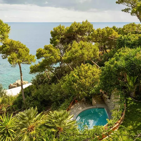 Vila Tenuta Saracena Capri, Private Front Estate With Panoramic Pool Capri