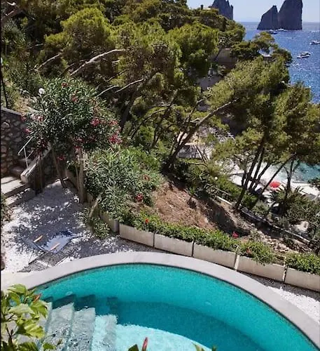 Tenuta Saracena Capri, Private Front Estate With Panoramic Pool Villa Capri