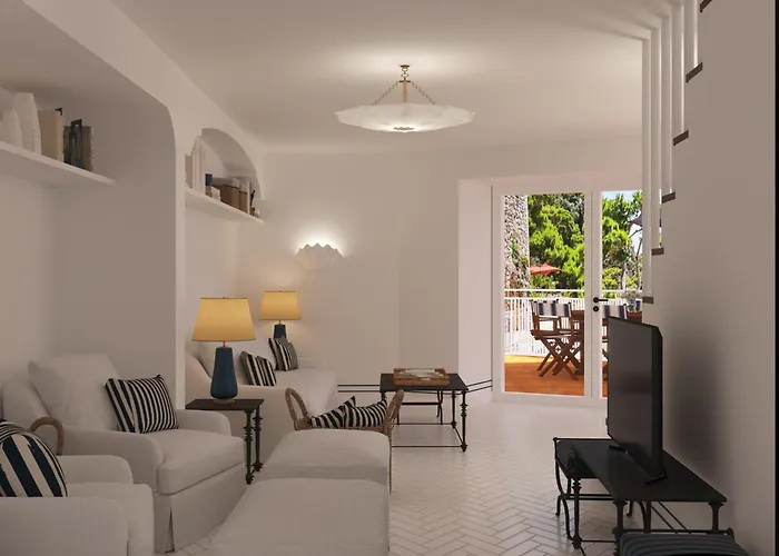 Tenuta Saracena Capri, Private Front Estate With Panoramic Pool Capri