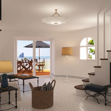 Tenuta Saracena Capri, Private Front Estate With Panoramic Pool 别墅 卡普里